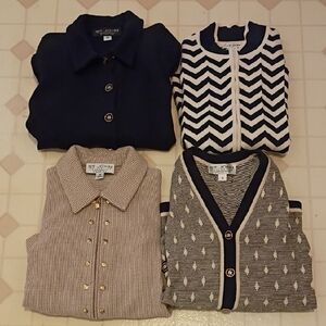 St. John Women's 4 Cardigan Collection Size 10-8